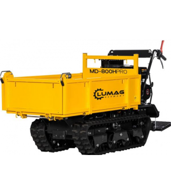 Lumag MD800HPRO Petrol Track Dumper 800kg Capacity Drop Side Cargo Box Hydraulic Tip