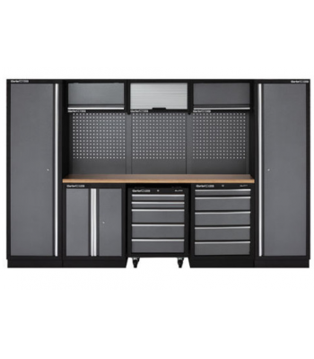 Clarke Modular Storage System 16 Piece Package Wooden Worktops Code - COMBGSM03