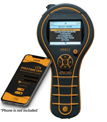 Protimeter MMS3 BLD9800 - Complete Protimeter Moisture Measurement System with Wireless Capability