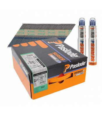PASLODE 141076 3.1 X 90MM IM360 SMOOTH BRIGHT NAILS (2200 PACK & 2 FUEL CELLS)