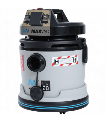 MAXVAC DV20-HBA 20L H-Class Vacuum with SMARTclean Filters, Complete Accessories Set with PTO 110v/240v