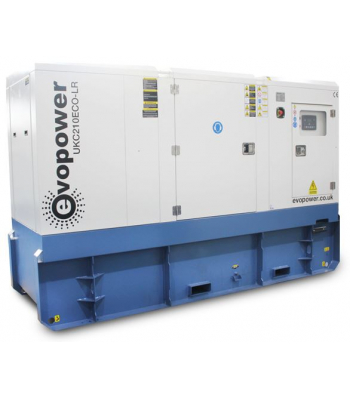 EVOPOWER UKC210ECO-LR 210KVA LONG RUN CUMMINS POWERED DIESEL GENERATOR - UKC210ECO-LR