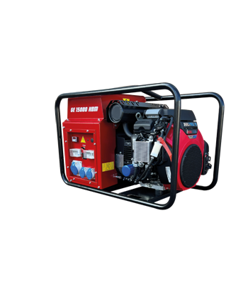 MOSA PETROL GENERATOR GE 15000 HBM, 14kVA 230V, 18 LITRE, HONDA iGX800