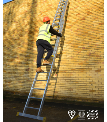 LEWIS BSEN131 Professional ‘Triple’ Extension Ladder - DIFFERENT SIZES AVAILABLE 2.5M - 4M