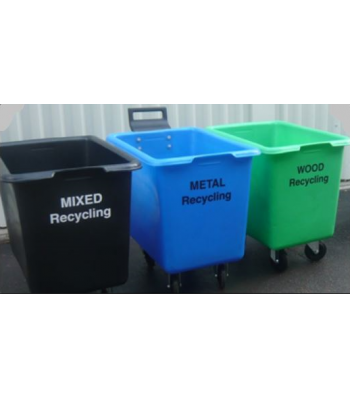 Oaklands 333 Litre Recycling Trolley