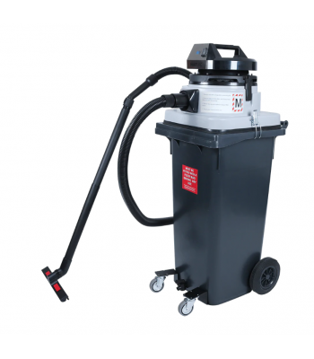 Maxvac DV120 Wheely Bin Vacuum for Wet use only, available in 110v/240v