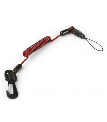 GRIPPS Coil E-Tether With Poly Clip Non-Conductive – H01063