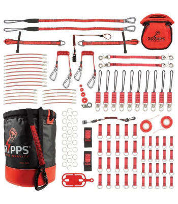 GRIPPS 60 Tool Tether Kit With Bull Bag and Bolt-Safe Pouch - H01406