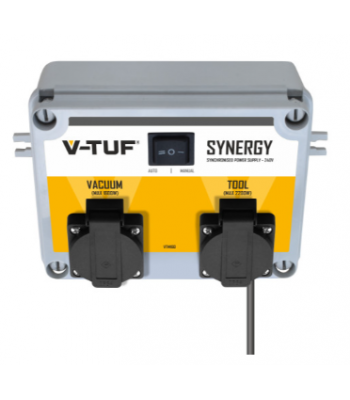 V-TUF SYNERGY 240v Autoswitch Workshop Tool & Vacuum Syncing Switch - Code VTM160