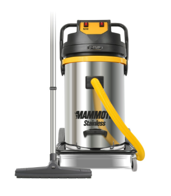 V-TUF MAMMOTH STAINLESS 3.5kW 240v 80L Wet & Dry Twin Motor Industrial Vacuum Cleaner
