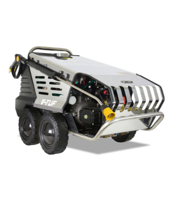 V-TUF RAPIDVSC415V Hot Water Stainless Industrial Mobile Pressure Washer - 2200psi, 150Bar, 15L/min