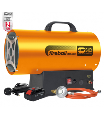 SIP FIREBALL 1050 Cordless Propane Heater - Code 09279