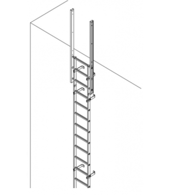 Hymer Fixed Vertical Ladder with walk through only, available in different heights