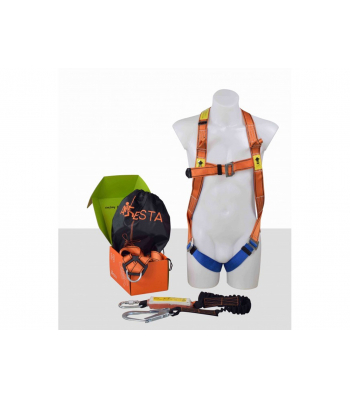 Aresta AK-S02S Scaffolder Safety Double Point Harness Lanyard Kit