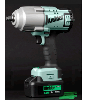 Kielder 1/2 inch  1050Nm Impact Wrench, 2 x 5.0Ah, Charger & Case - KWT-085-02