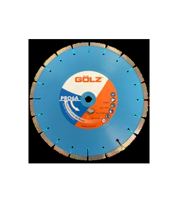 GOLZ PRO6A Premium Turbo Segmented Blade 300mm with 20.0 bore