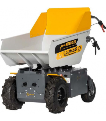 Lumag MD600RE 600kg Electric Wheel Power Barrow Li Battery European made Dumper