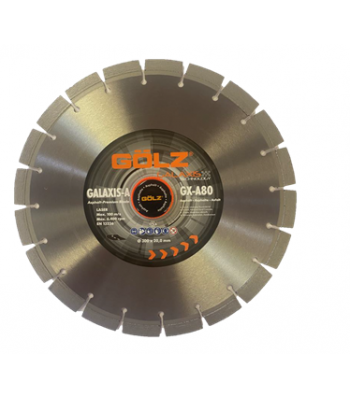 GOLZ GXA80 Premium Laser welded Diamond Blade 350mm with 25.4 bore