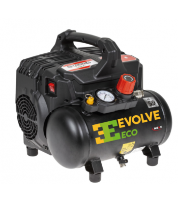 Ace & K Evolve Silent Air Compressor, 6 Litre, 8 bar, 1.0Hp, 59 dB(A) available in 110v or 240v