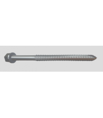 Evolution Slotted Hex Washer Head Masonry Screws, Stainless Steel, 6.3 x 82mm Per 100