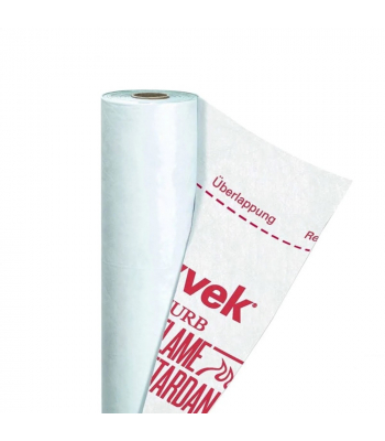 DuPont Tyvek FireCurb Housewrap Fire Retardant Membrane 1.5m x 50m - TYVFCHW5015