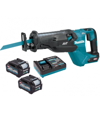 Makita JR002GD201 40Vmax Brushless Reciprocating Saw XGT, Includes 2x 2.5AH Batteries & Charger - JR002GD201