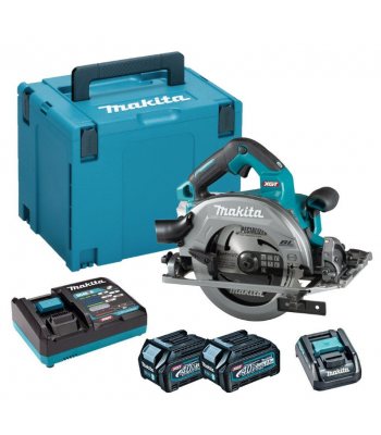 MAKITA HS004GD203 40V MAX XGT AWS BRUSHLESS CIRCULAR SAW 190MM INCLUDES 2X 2.5AH BATTERIES & CHARGER