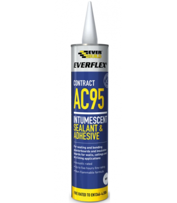 EVERFLEX CONTRACT AC95 INTUMESCENT SEALANT & ADHESIVE 900ml - per tube