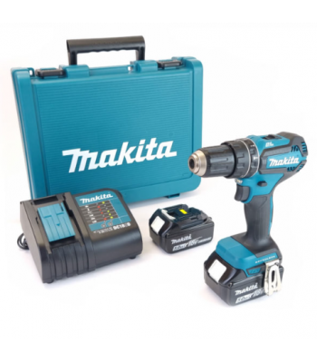 Makita DHP485STE LXT 18V Combi Drill Includes 2 x 5.0Ah Batteries & Charger