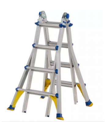 Werner 75064 Multi-purpose Telescopic Combination Ladder-4x4