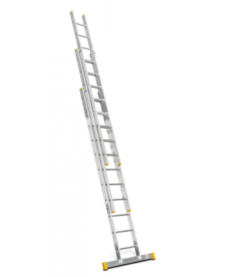 LytePro EN131-2 Professional Trade 3 Section Extension Ladders - available in different sizes