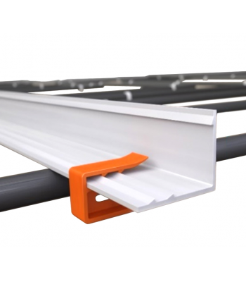 Metex Vertical Control Joint 40/45mm. 9.5m Pack with Clips – 5 x 1.9m - Code JNT003