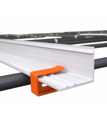 Metex Vertical Control Joint 40/45mm. 38m Pack with Clips – 20 x 1.9m - Code JNT005
