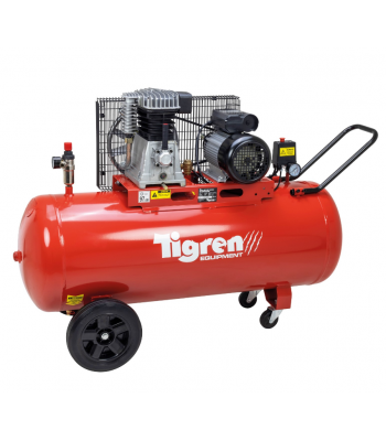 TIGREN 150ltr 3hp Belt-Driven Compressor - Code 04391