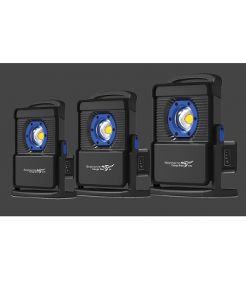 Nightsearcher Kanga Star Rechargeable LED Work Lights with 3-in-1 Hybrid Power Supply