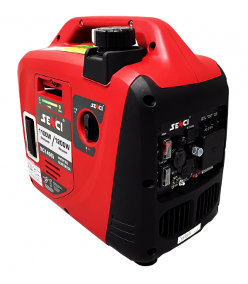 Senci SC1400i Petrol Silent Digital Inverter Generator, 1.2kW, 60cc, 2.5L, 12kg