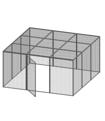 Armorgard GGC16 Gorilla Gas Cage 3mm Mesh - 3.6m x 3.6m x 1.8m