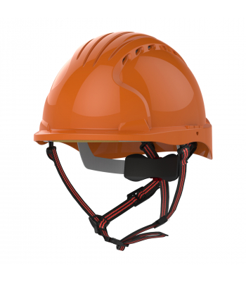 JSP EVO® 5 Dualswitch Industrial Safety and Climbing Helmet - Vented - Orange - Code AKS270-000-800