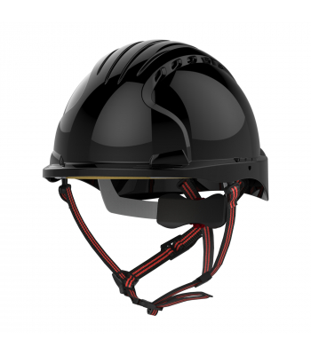 JSP EVO® 5 Dualswitch Industrial Safety and Climbing Helmet - Vented - Black - Code AKS270-001-100