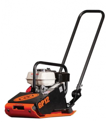 MBW GP12 FORWARD TRAVEL 12 inch  PLATE COMPACTOR c/w Roll Cage & Honda GX120 Engine