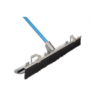 MBW Concrete Smooth Fresno Coarse Broom Brush Screed Kit c/w Knucklehead + 3 Poles