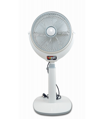 ROYAL LOUVRE HEAVY DUTY PEDESTAL FAN - Available in White or Black - 10942
