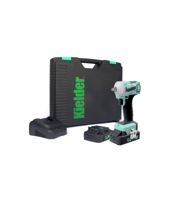 KIELDER KWT-075 3/8 inch  DRIVE 18V BRUSHLESS 340NM ULTRA COMPACT IMPACT WRENCH WITH 2 X 2.0AH BATTERIES - KWT-075-02
