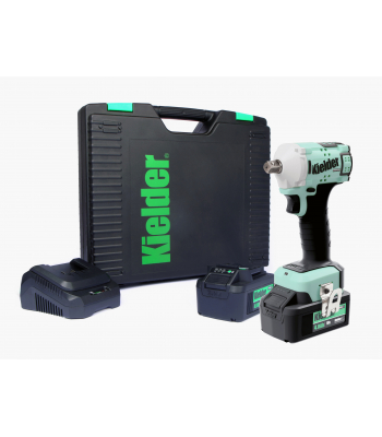 KIELDER KWT-040 1/2 inch  DRIVE 18V BRUSHLESS 400NM ULTRA-COMPACT IMPACT WRENCH WITH 2 X 4.0AH BATTERIES - KWT-040-02