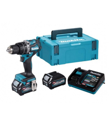 Makita HP002GA202 40V Twin 2x2Ah XGT Brushless Combi Drill MAKPAC Kit