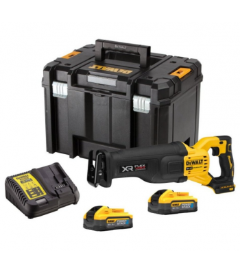 DEWALT DCS386H2T 18v   Reciprocating Saw, Includes x2 Li-ion Batteries & Charger