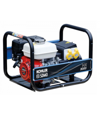 KOHLER HX3000 TB UK C5 FRAME MOUNTED GENERATOR c/w HONDA GX200_C5 ENGINE