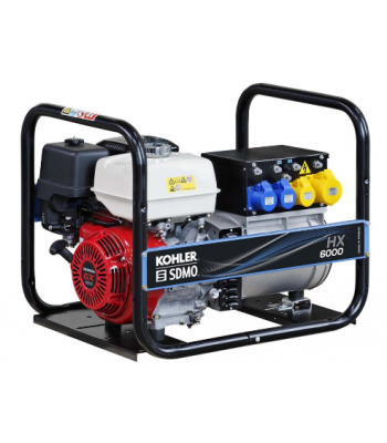 KOHLER HX6000 TB UK C5 FRAME MOUNTED GENERATOR c/w HONDA GX390_C5 ENGINE