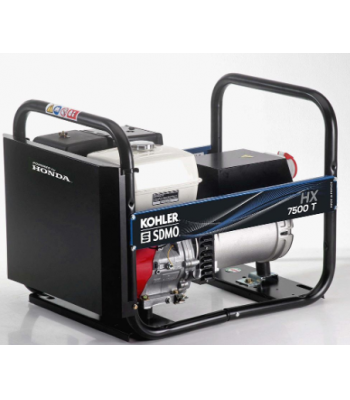 KOHLER HX7500 T C5 FRAME MOUNTED GENERATOR c/w HONDA GX390_C5 ENGINE