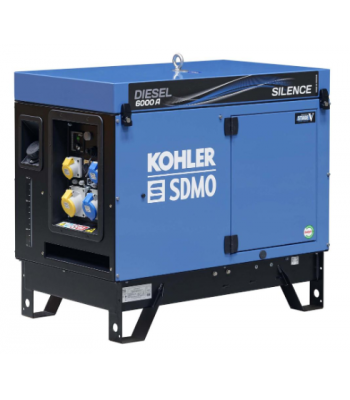 KOHLER 6000A SILENCE UK C5 DIESEL INDUSTRIAL GENERATOR c/w KOHLER KD15-440E_C5 ENGINE